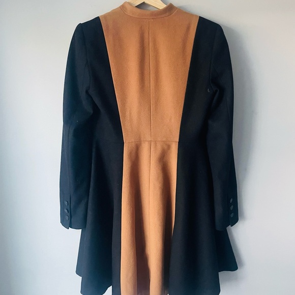 Alice + Olivia Black Cohen Wool Coat RARE - Picture 5 of 7